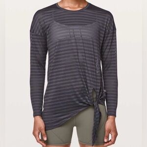 Lululemon Tie Your Practice Long Sleeve Top